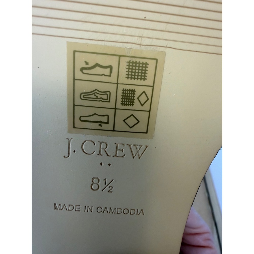 J.Crew Sueded Knee-High Boots Chocolate Brown Stretch Minimalist 8.5 NEW - Picture 6 of 9